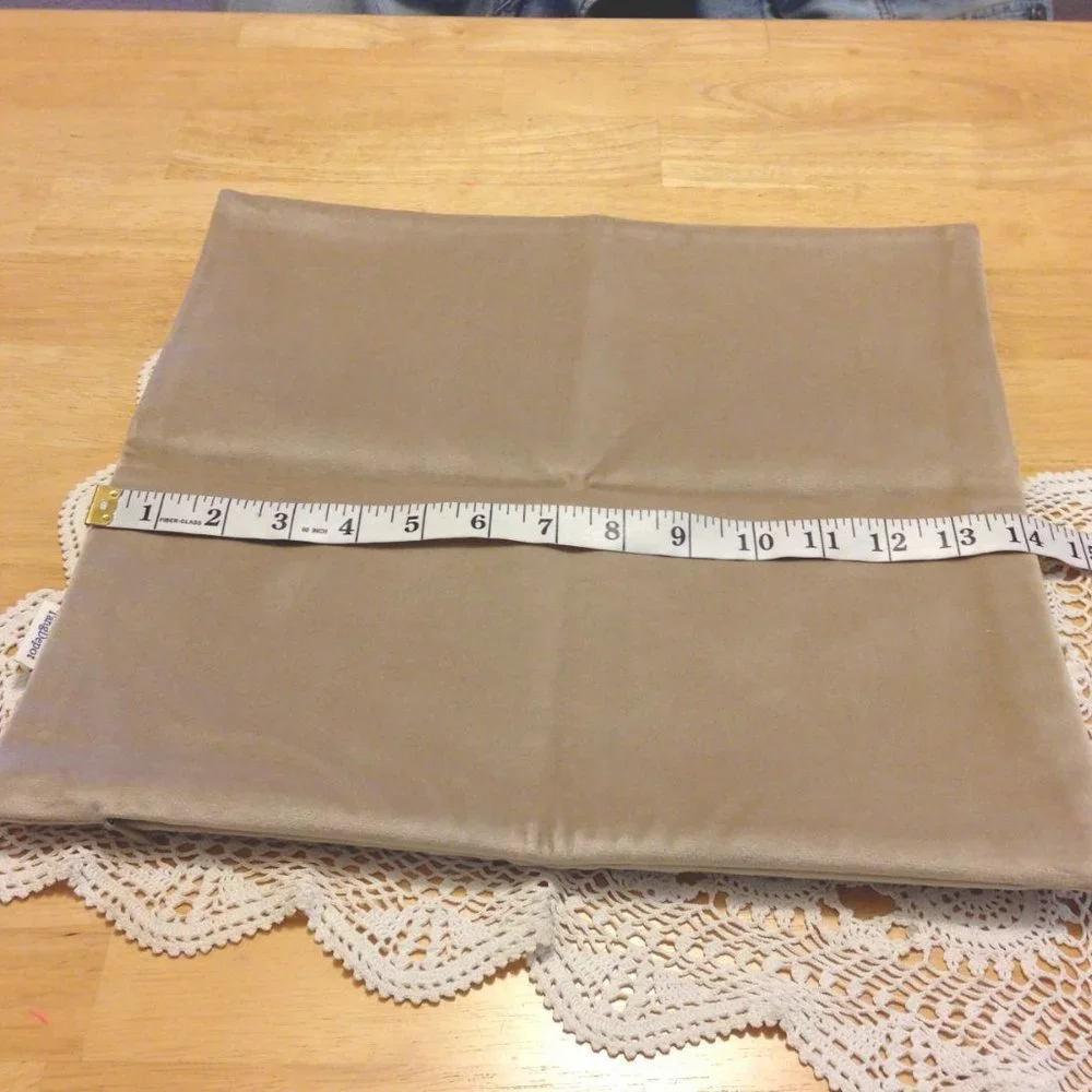 Tan pillow cover for accent decor, Tang Depot, nwot